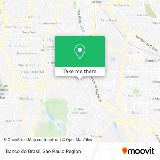 Banco do Brasil map