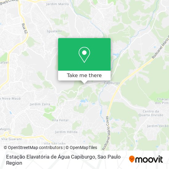 Estação Elavatória de Água Capiburgo map