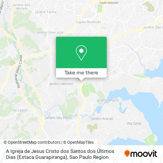 Mapa A Igreja de Jesus Cristo dos Santos dos Últimos Dias (Estaca Guarapiranga)