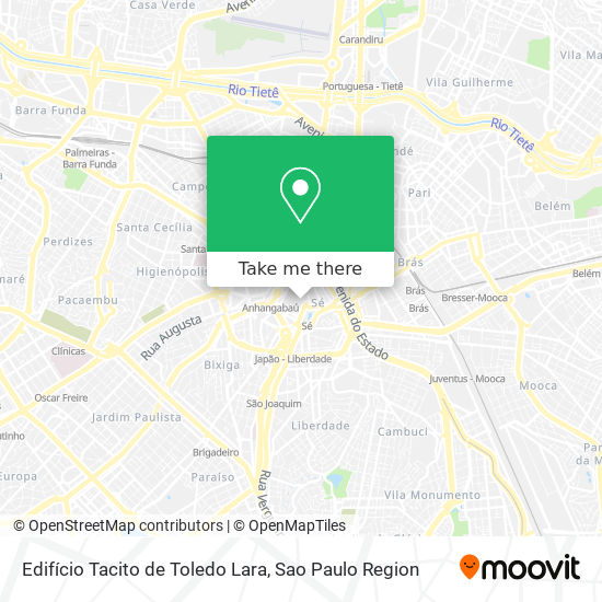 Mapa Edifício Tacito de Toledo Lara