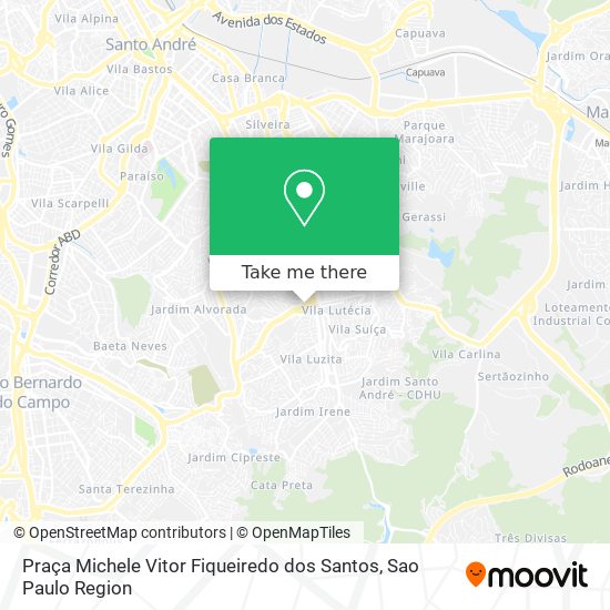 Mapa Praça Michele Vitor Fiqueiredo dos Santos