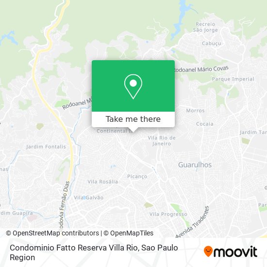 Condominio Fatto Reserva Villa Rio map