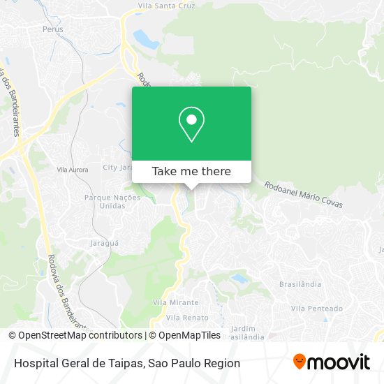 Hospital Geral de Taipas map