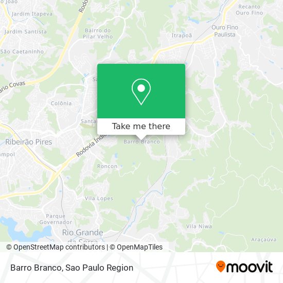 Barro Branco map