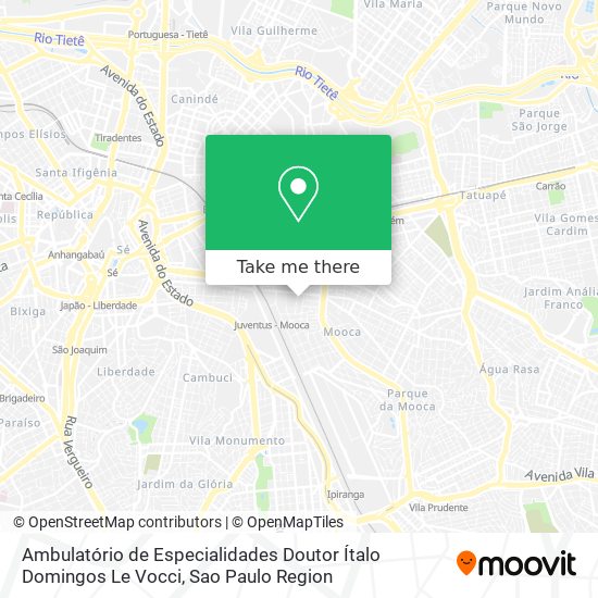 Ambulatório de Especialidades Doutor Ítalo Domingos Le Vocci map