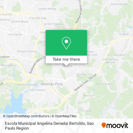 Escola Municipal Angelina Denadai Bertoldo map