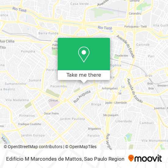 Mapa Edifício M Marcondes de Mattos