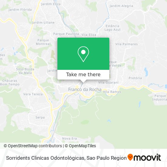 Sorridents Clinícas Odontológicas map