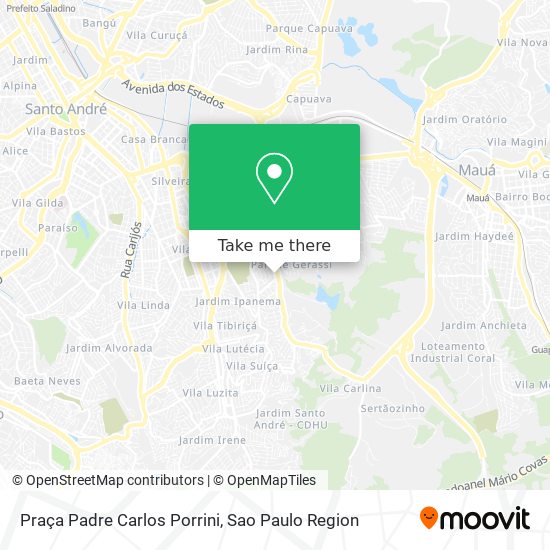 Praça Padre Carlos Porrini map