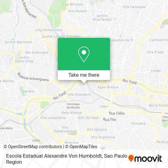 Escola Estadual Alexandre Von Humboldt map