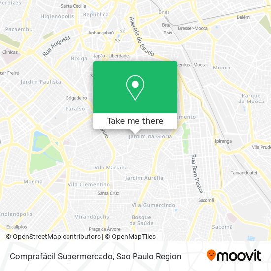 Comprafácil Supermercado map