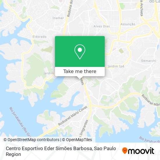Centro Esportivo Eder Simões Barbosa map