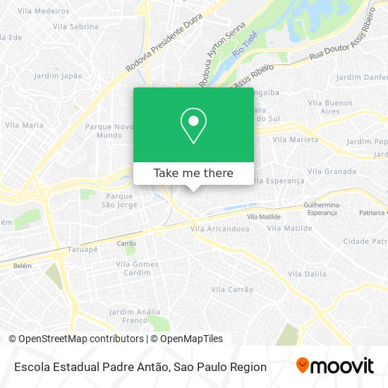 Escola Estadual Padre Antão map