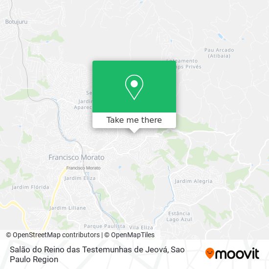 Salão do Reino das Testemunhas de Jeová map