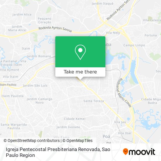 Igreja Pentecostal Presbiteriana Renovada map