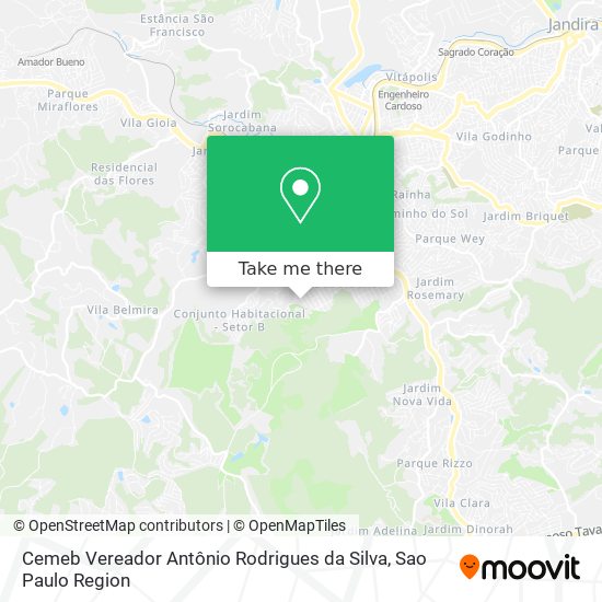 Cemeb Vereador Antônio Rodrigues da Silva map