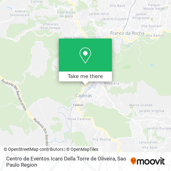 Centro de Eventos Icaro Della Torre de Oliveira map