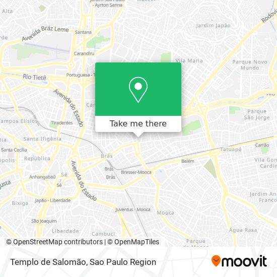 Mapa Templo de Salomão