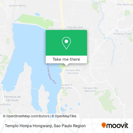 Templo Honpa Hongwanji map