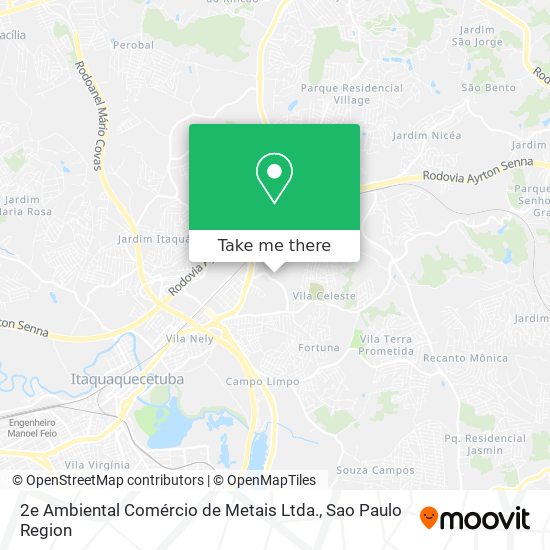 2e Ambiental Comércio de Metais Ltda. map
