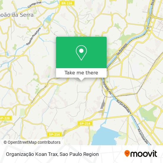 Organização Koan Trax map