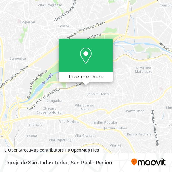 Igreja de São Judas Tadeu map