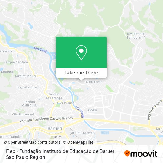 Mapa Fieb - Fundação Instituto de Educação de Barueri