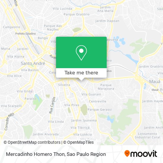 Mercadinho Homero Thon map