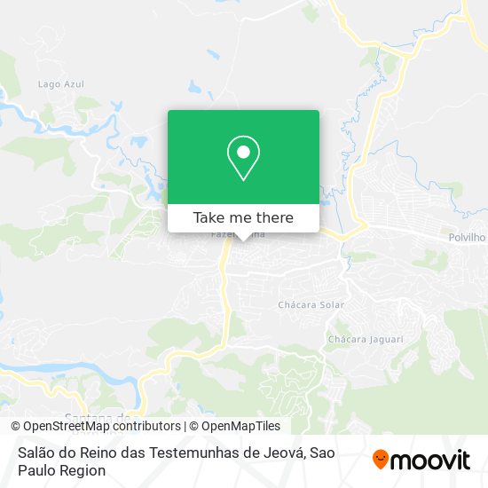 Salão do Reino das Testemunhas de Jeová map