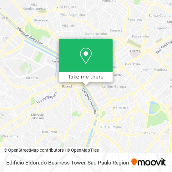 Edifício Eldorado Business Tower map