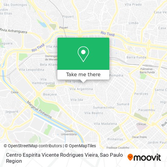 Centro Espírita Vicente Rodrigues Vieira map