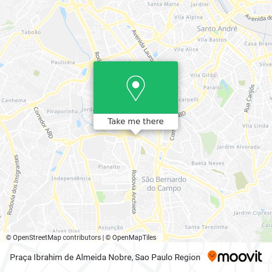 Praça Ibrahim de Almeida Nobre map