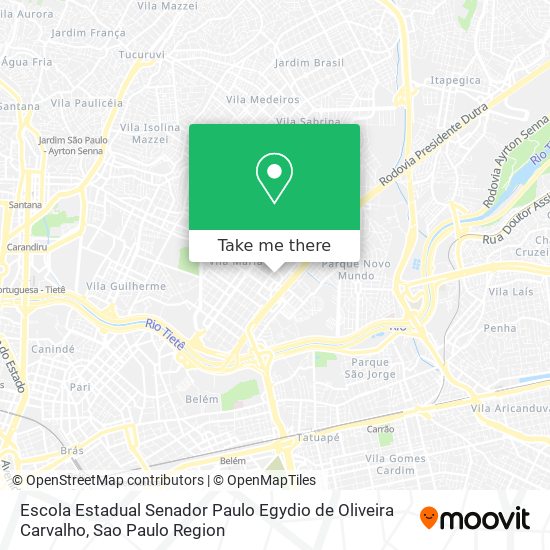 Escola Estadual Senador Paulo Egydio de Oliveira Carvalho map