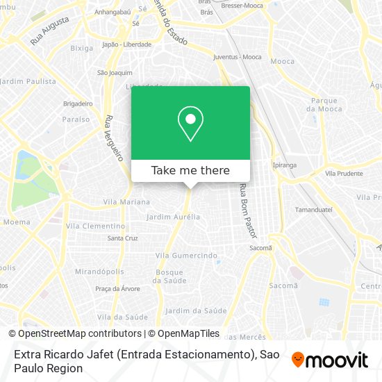 Extra Ricardo Jafet (Entrada Estacionamento) map