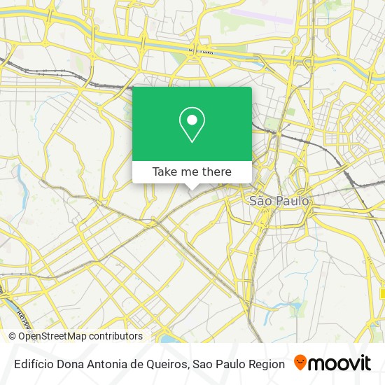 Edifício Dona Antonia de Queiros map