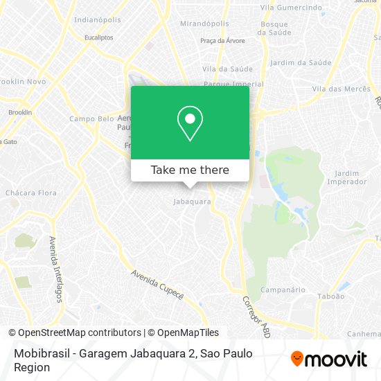 Mobibrasil - Garagem Jabaquara 2 map