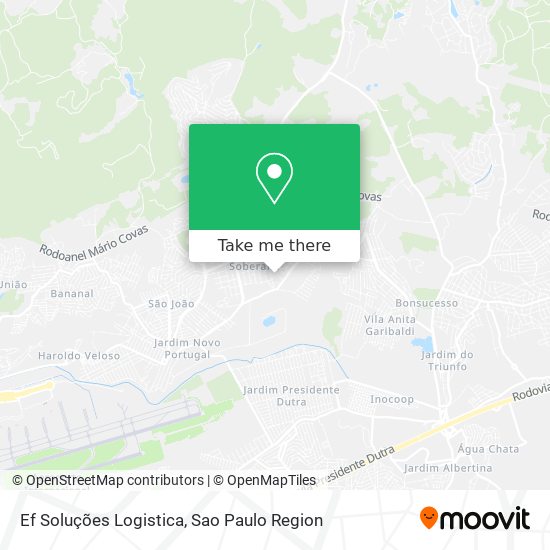 Ef Soluções Logistica map