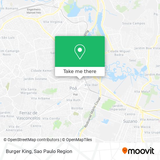 Burger King map