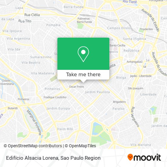 Edifício Alsacia Lorena map