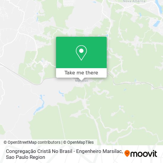 Mapa Congregação Cristã No Brasil - Engenheiro Marsilac