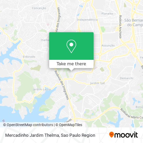 Mapa Mercadinho Jardim Thelma