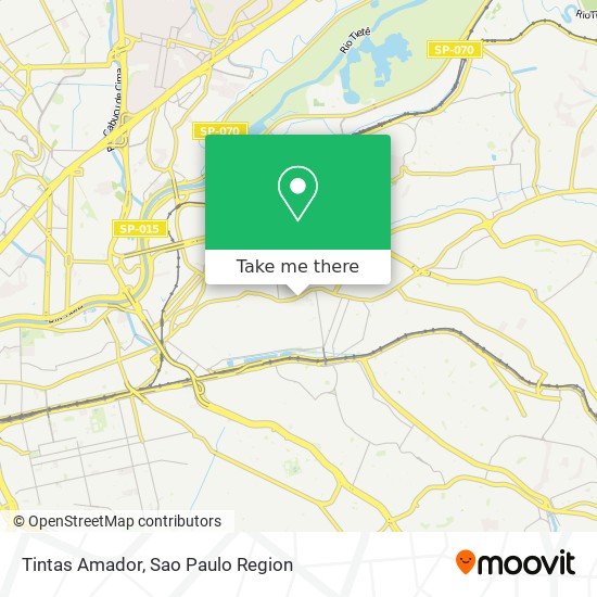 Tintas Amador map