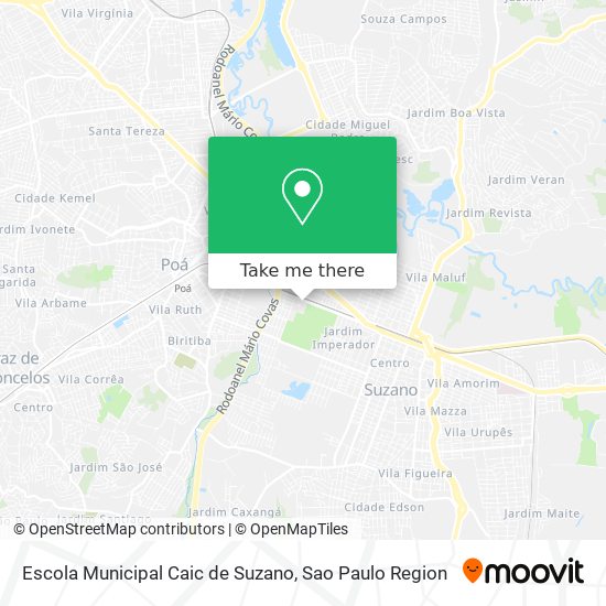 Escola Municipal Caic de Suzano map