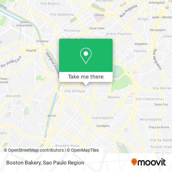 Boston Bakery map