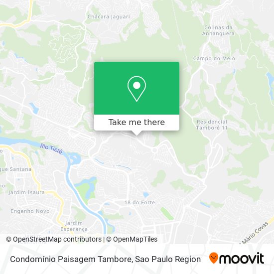 Condomínio Paisagem Tambore map