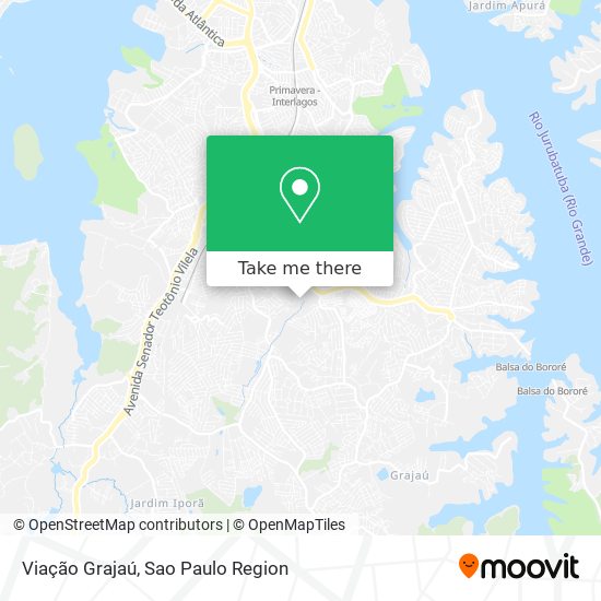 Viação Grajaú map