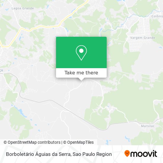 Borboletário Águias da Serra map