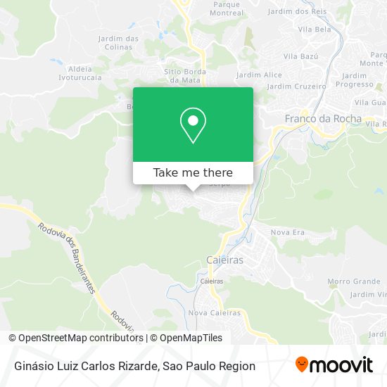 Ginásio Luiz Carlos Rizarde map