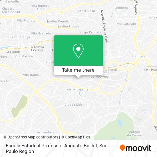 Escola Estadual Professor Augusto Baillot map