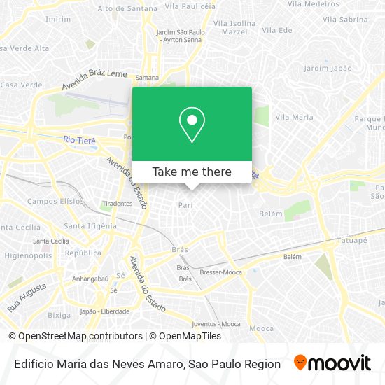 Mapa Edifício Maria das Neves Amaro